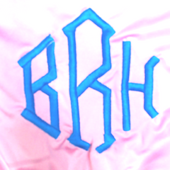 BLOOPER SWIM: Monogrammed Beach Cover Up