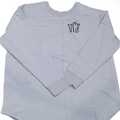 BLOOPER CLOTHING: Monogrammed Open Back Sweatshirt
