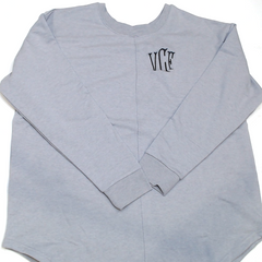 BLOOPER CLOTHING: Monogrammed Open Back Sweatshirt