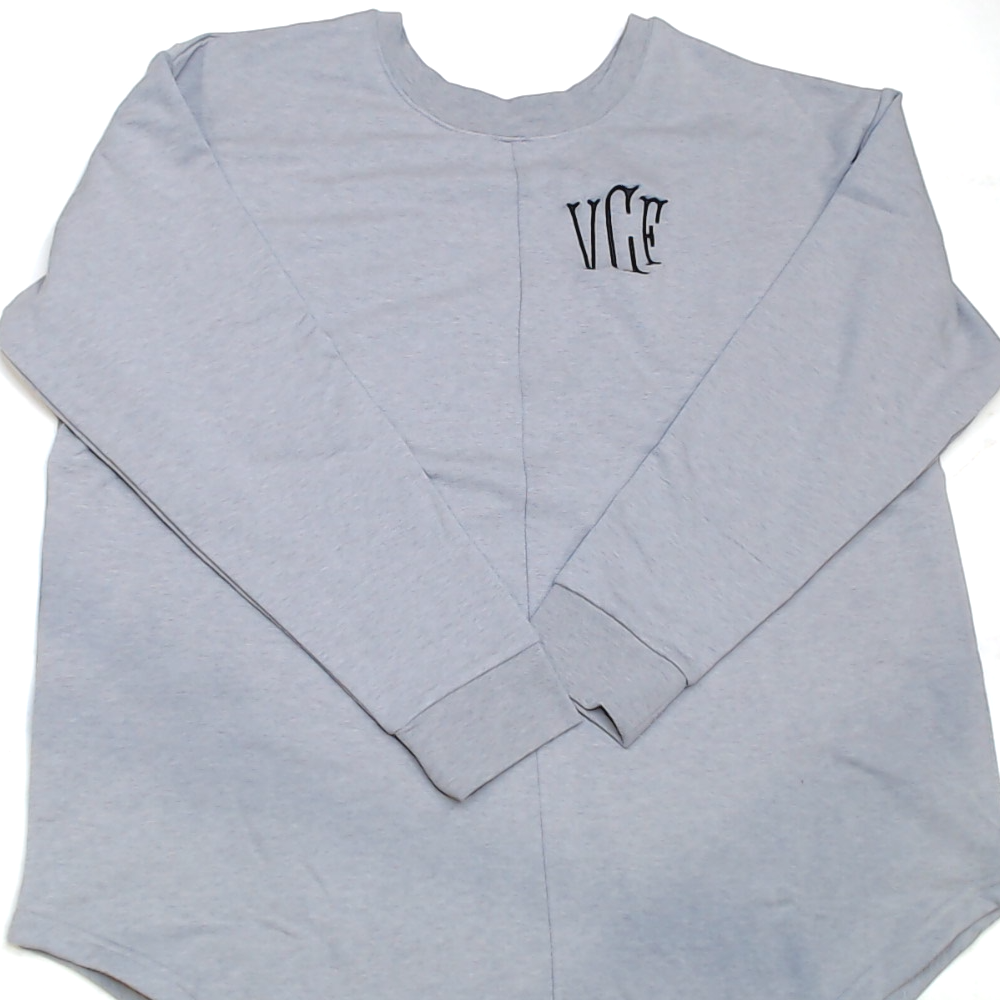 BLOOPER CLOTHING: Monogrammed Open Back Sweatshirt