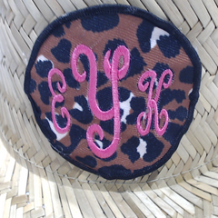 BLOOPER KIDS: Monogrammed Kids Straw Hat