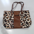 BLOOPER BAG: Monogrammed Leopard Tote Bag