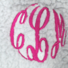 BLOOPER CLOTHING: Monogrammed Sherpa Pullover