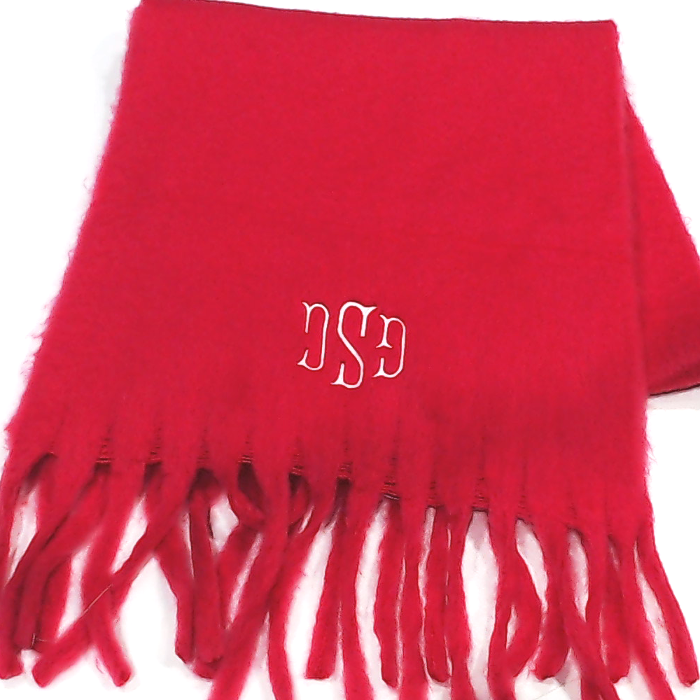 BLOOPER ACCESSORY: Monogrammed Oversized Scarf