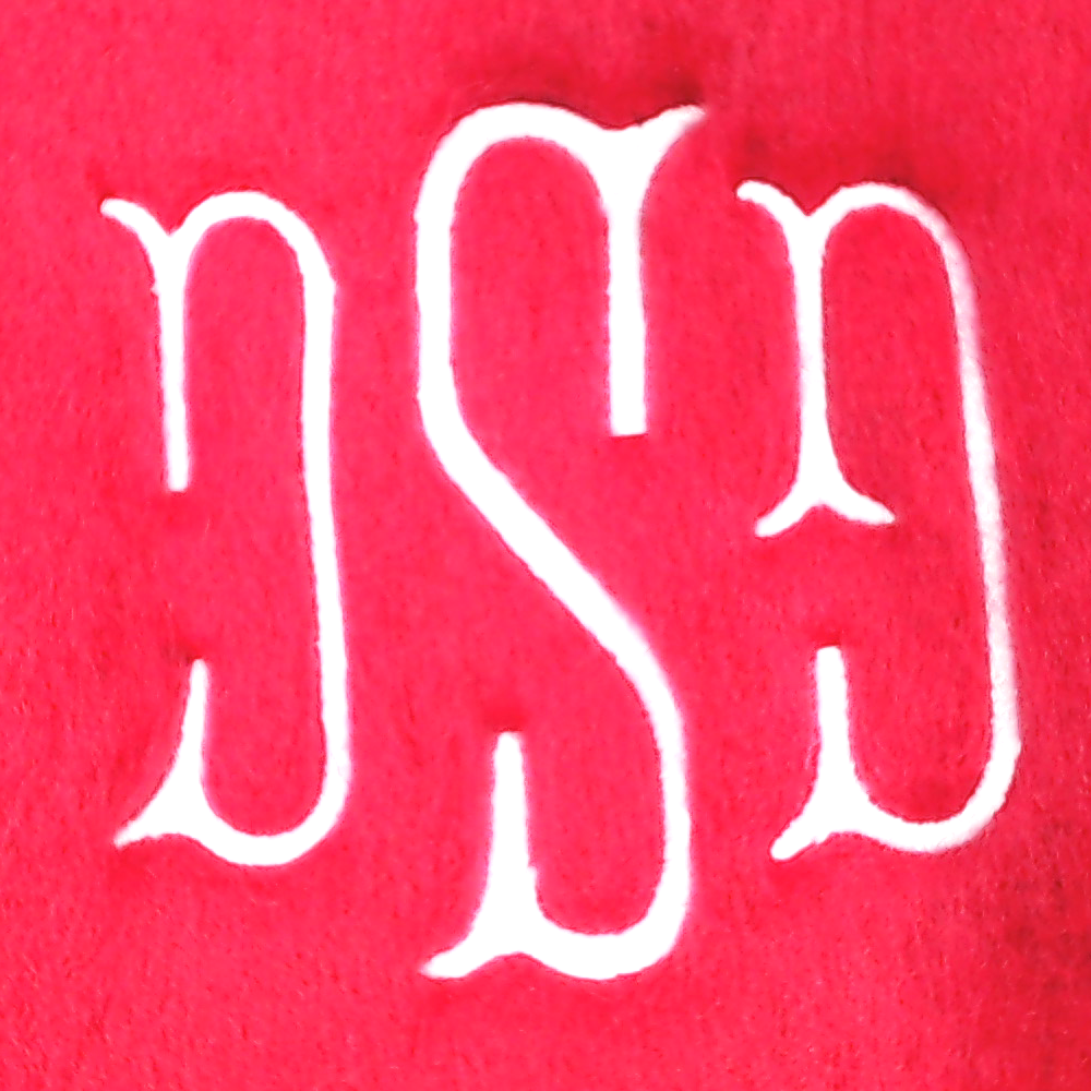 BLOOPER ACCESSORY: Monogrammed Oversized Scarf