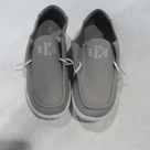 BLOOPER SHOES: Monogrammed Slip On Shoes