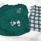BLOOPER CLOTHING: Monogrammed Pajama Set