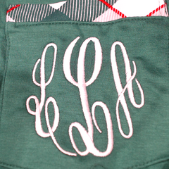 BLOOPER CLOTHING: Monogrammed Pajama Set
