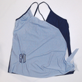 BLOOPER SWIM: Monogrammed Ruched Tankini