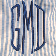 BLOOPER SWIM: Monogrammed Ruched Tankini