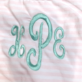 BLOOPER KIDS: Monogrammed Kids Ruffle Dress