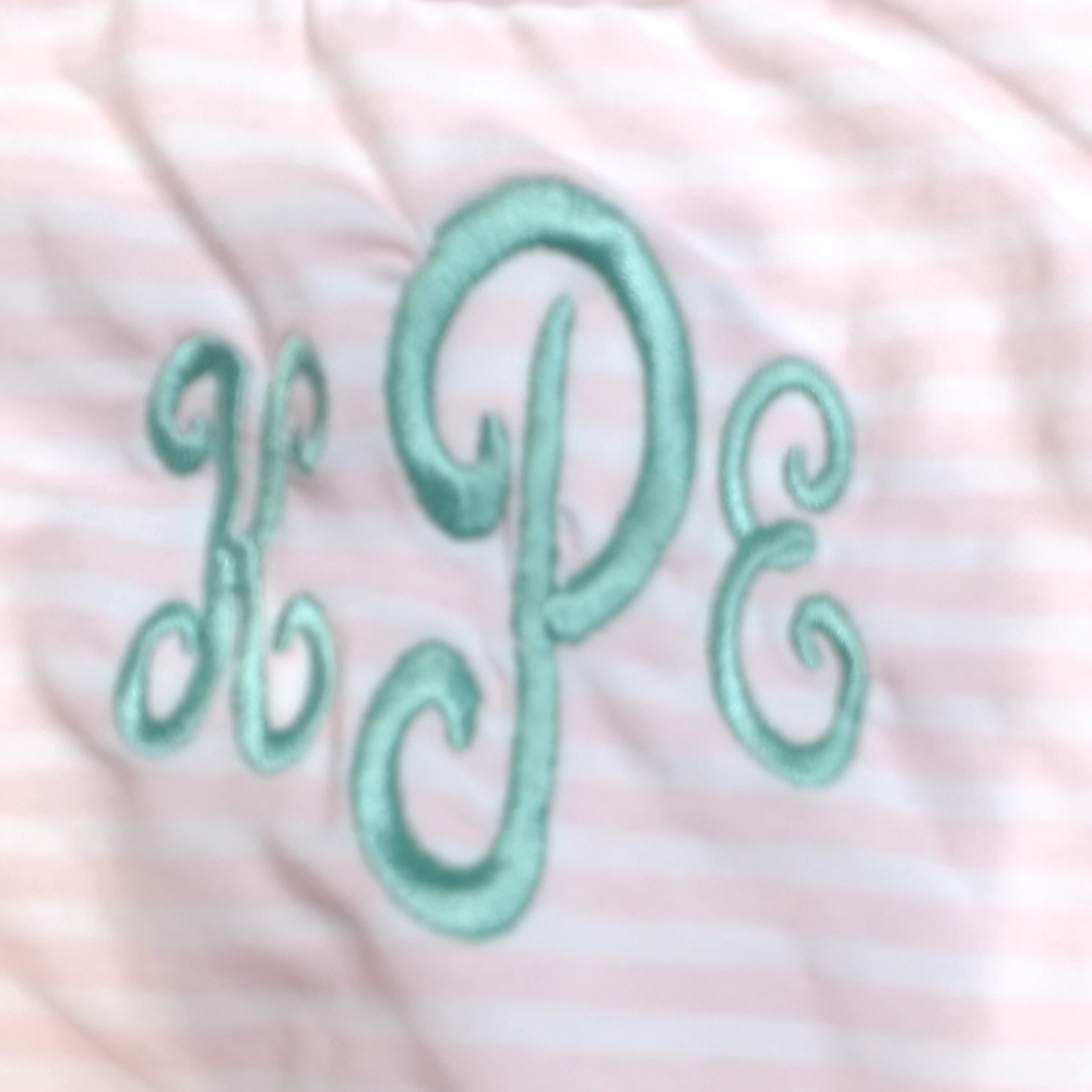 BLOOPER KIDS: Monogrammed Kids Ruffle Dress