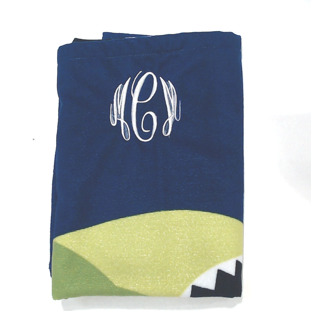 BLOOPER SWIM: Monogrammed Kids Beach Towel