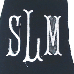 BLOOPER ACCESSORY: Monogrammed Velvet Bow