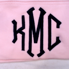 BLOOPER CLOTHING: Monogrammed Sequin Sleeve Sweatshirt