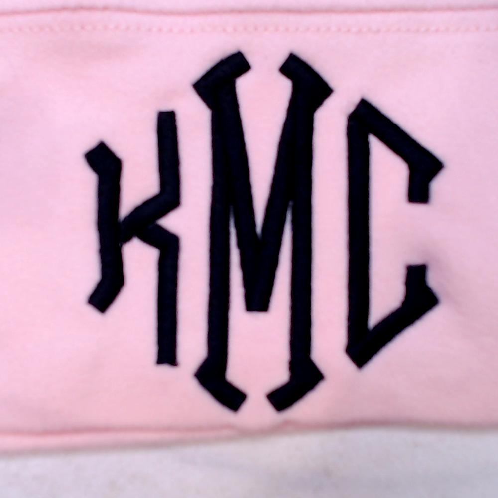 BLOOPER CLOTHING: Monogrammed Sequin Sleeve Sweatshirt