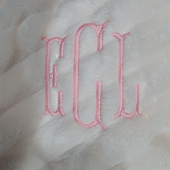 BLOOPER CLOTHING: Monogrammed Plush Robe