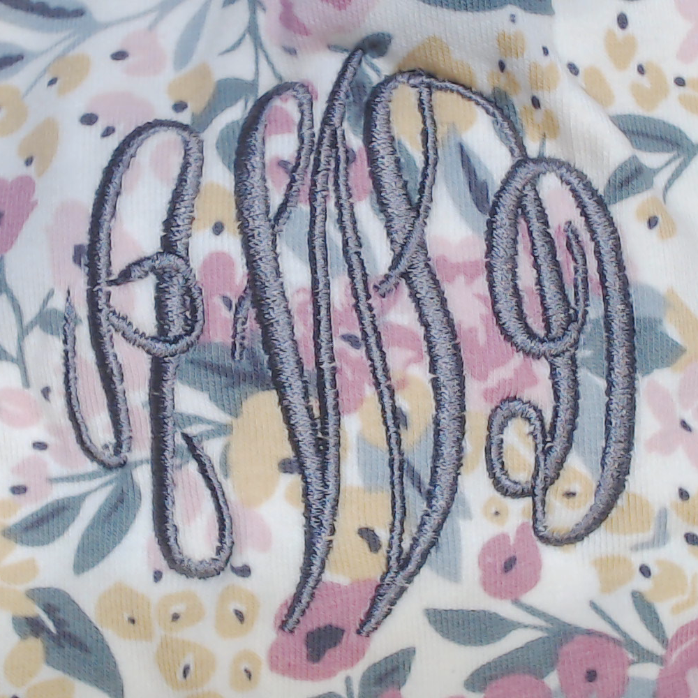 BLOOPER KIDS: Monogrammed Kids Ruffle Romper
