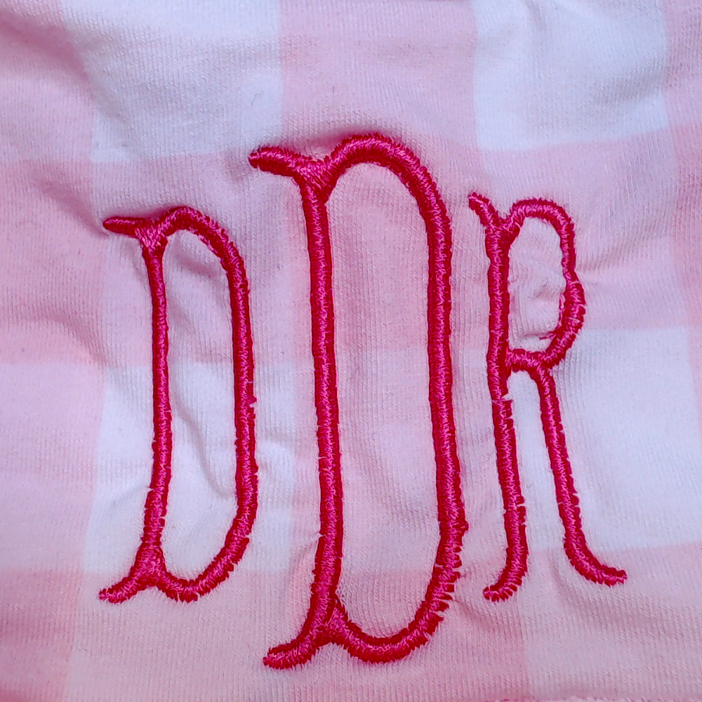 BLOOPER KIDS: Monogrammed Baby Soft Jersey Bubble
