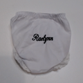 BLOOPER KIDS: Monogrammed White Eyelet Baby Bloomers