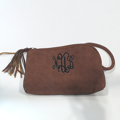 BLOOPER BAG: Monogrammed Wristlet Clutch
