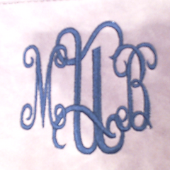 BLOOPER BAG: Monogrammed Wristlet Clutch