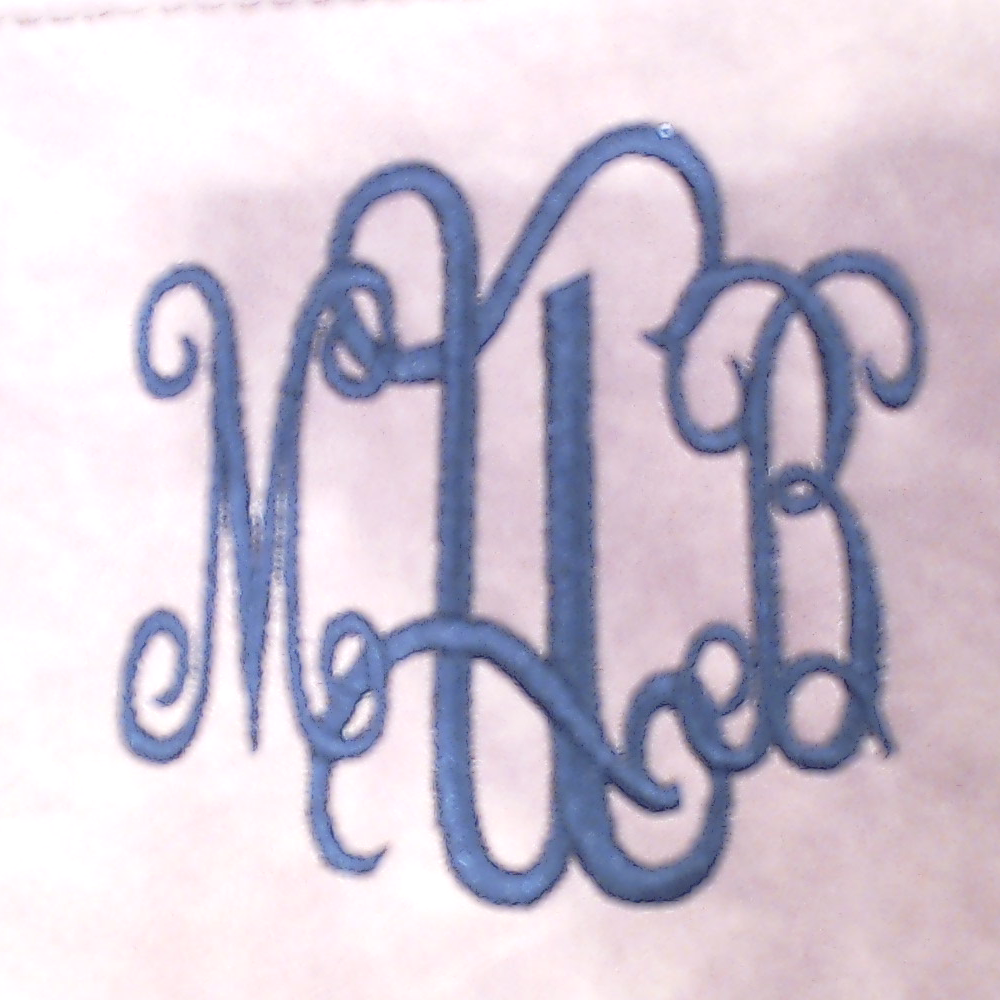 BLOOPER BAG: Monogrammed Wristlet Clutch