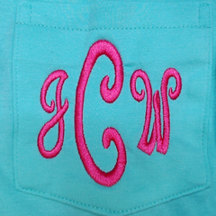 BLOOPER CLOTHING: Monogrammed Long Sleeve Shirt