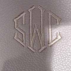 BLOOPER BAG: Monogrammed Saddlebag