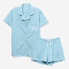 Monogrammed Classic Sleep Set | Light Blue