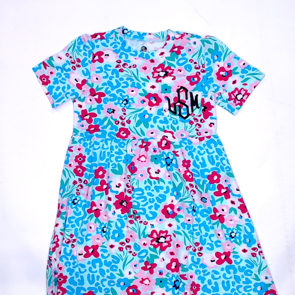 BLOOPER CLOTHING: Monogrammed T-Shirt Dress