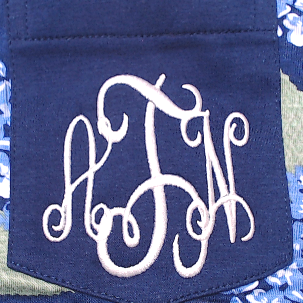 BLOOPER CLOTHING: Monogrammed Pajama TOP