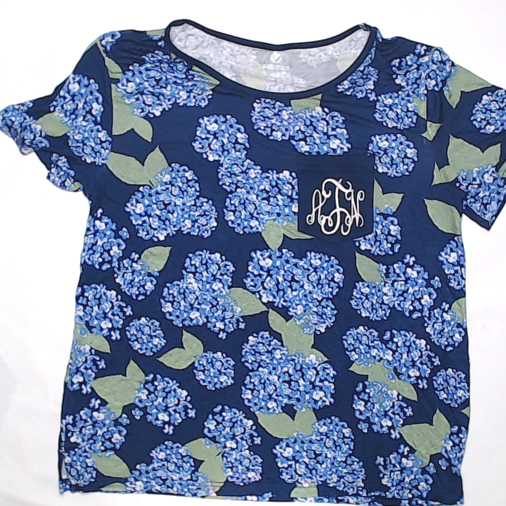 BLOOPER CLOTHING: Monogrammed Pajama TOP