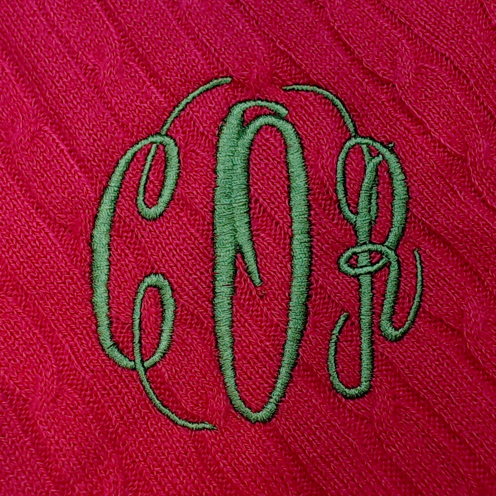 BLOOPER CLOTHING: Monogrammed Poncho