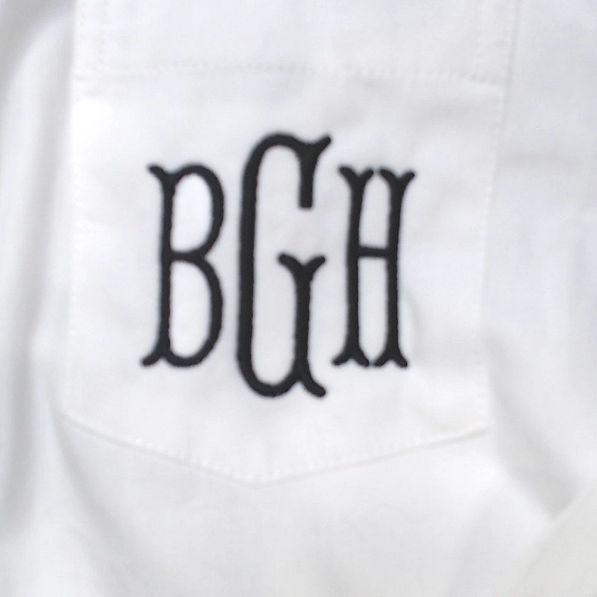 BLOOPER KIDS: Monogrammed Kids Button Down Tunic