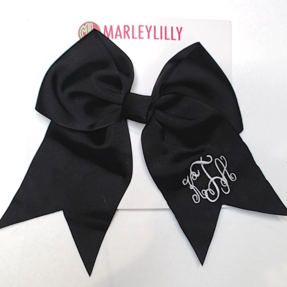 BLOOPER KIDS: Monogrammed Girls Hair Bow