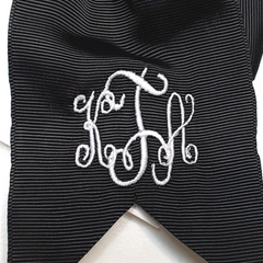 BLOOPER KIDS: Monogrammed Girls Hair Bow