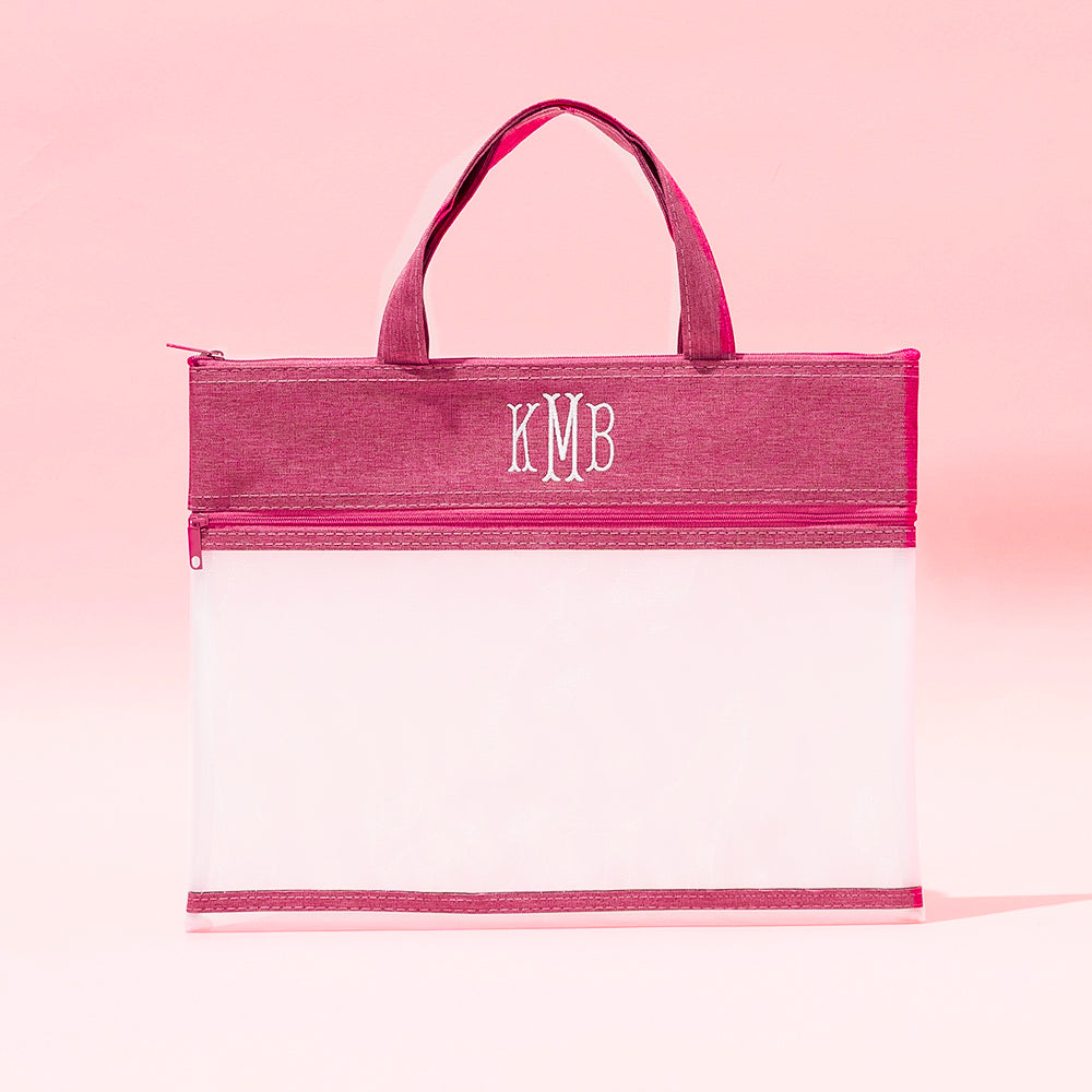 Personalized Toy Storage Bag | Pink