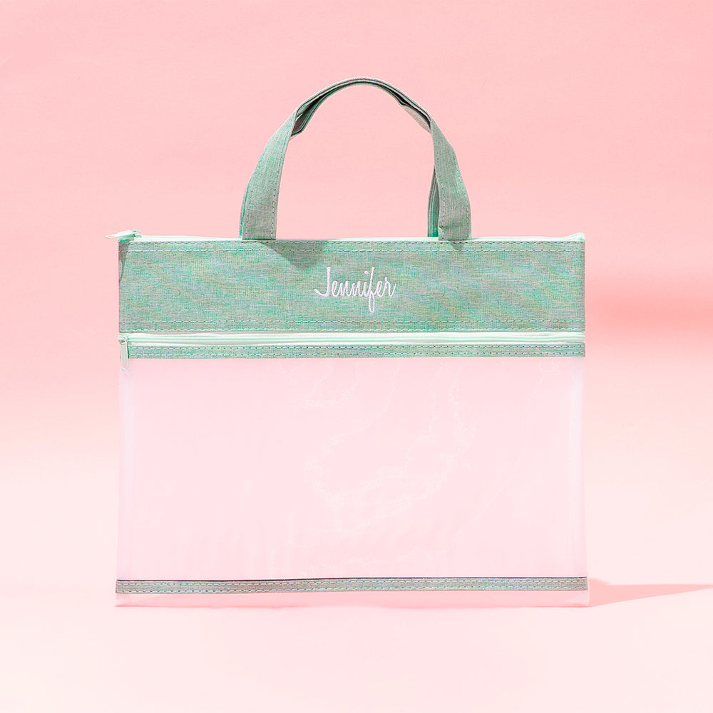 Personalized Toy Storage Bag | Blue