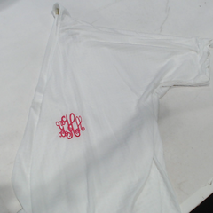 BLOOPER CLOTHING: Monogrammed Scalloped Robe