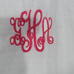 BLOOPER CLOTHING: Monogrammed Scalloped Robe