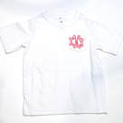 BLOOPER KIDS: Monogrammed Kids Short Sleeve Shirt