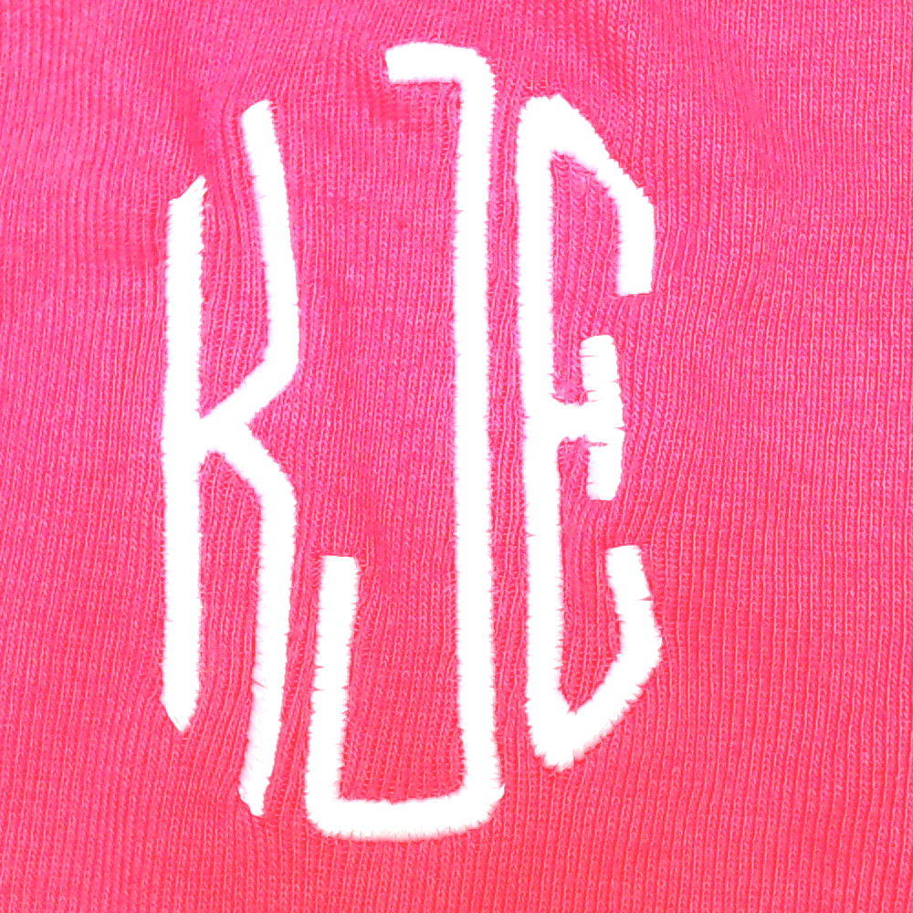 BLOOPER KIDS: Monogrammed Baby Short Sleeve Bodysuit