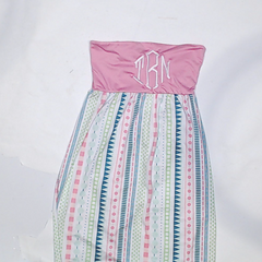 BLOOPER SWIM: Monogrammed Beach Cover Up