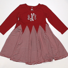 BLOOPER KIDS: Monogrammed Kids Twirl Dress