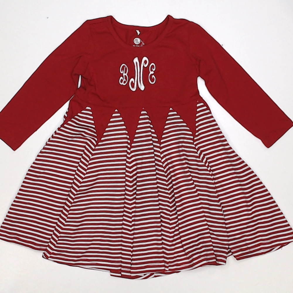 BLOOPER KIDS: Monogrammed Kids Twirl Dress