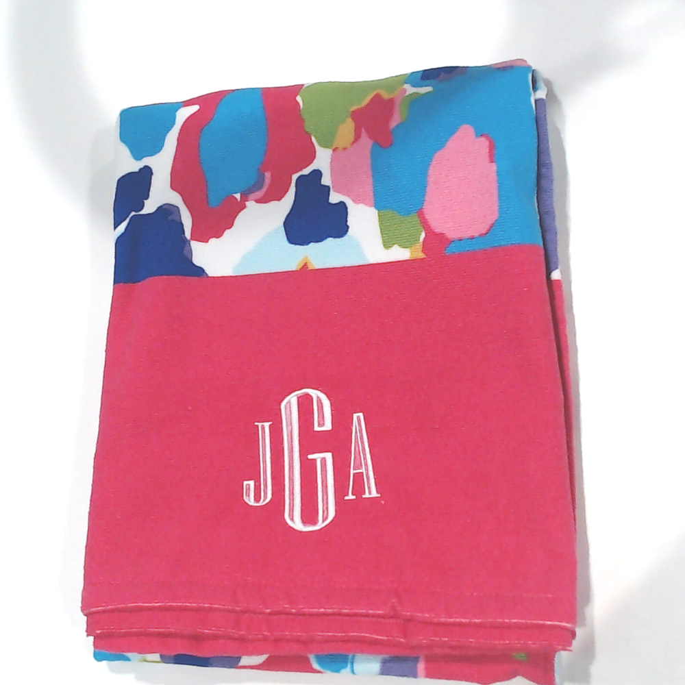 BLOOPER SWIM: Monogrammed Beach Towel