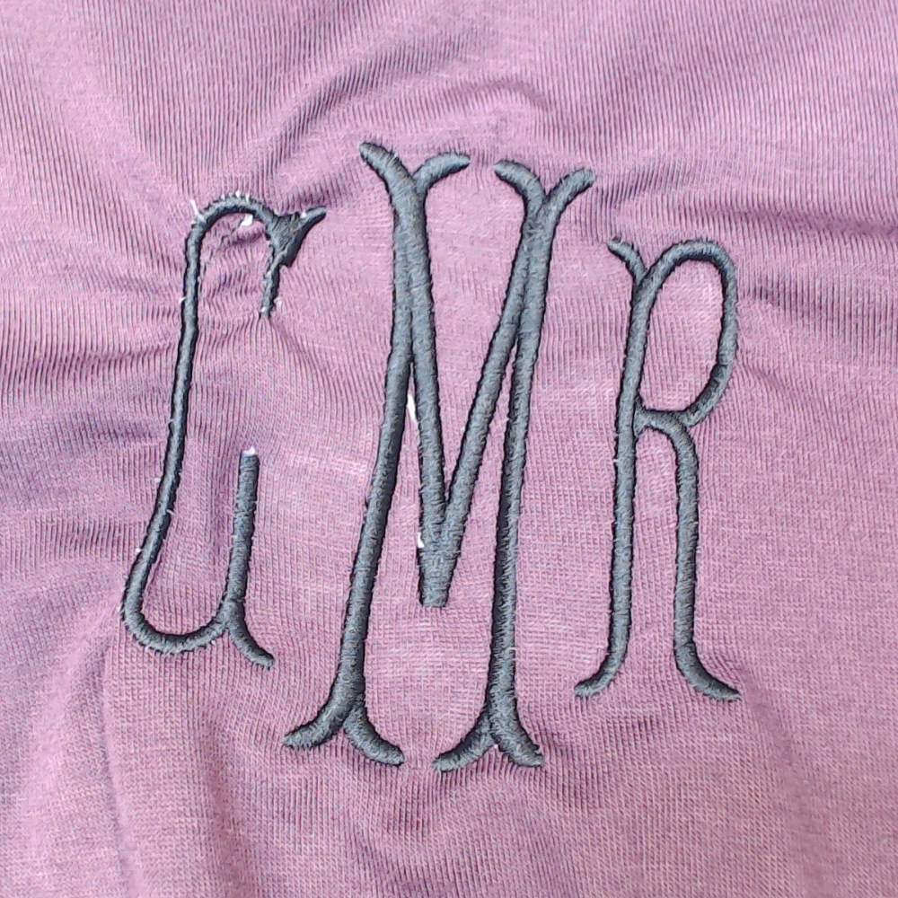 BLOOPER CLOTHING: Monogrammed Peplum Top
