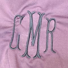 BLOOPER CLOTHING: Monogrammed Peplum Top