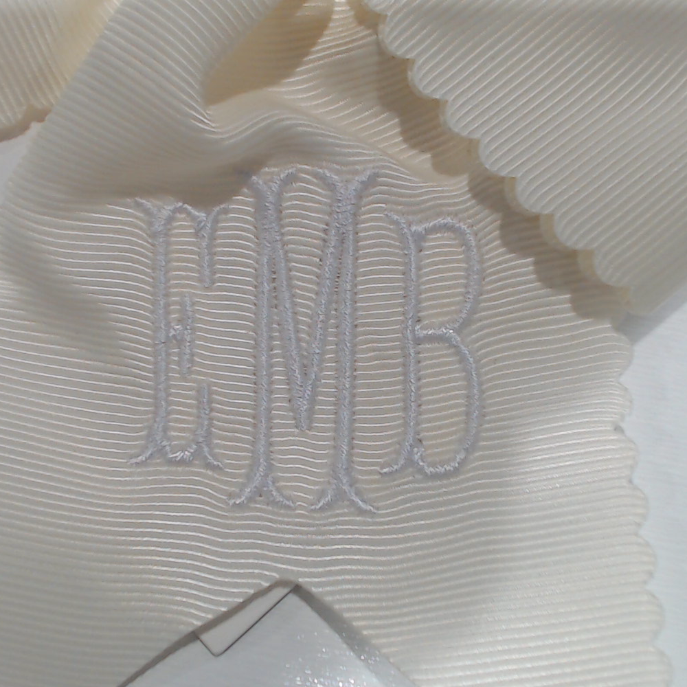 BLOOPER KIDS: Monogrammed Girls Hair Bow